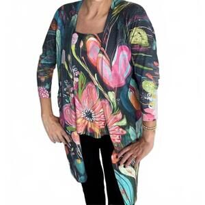 NEW ETHYL the wanderlight cardigan in multi